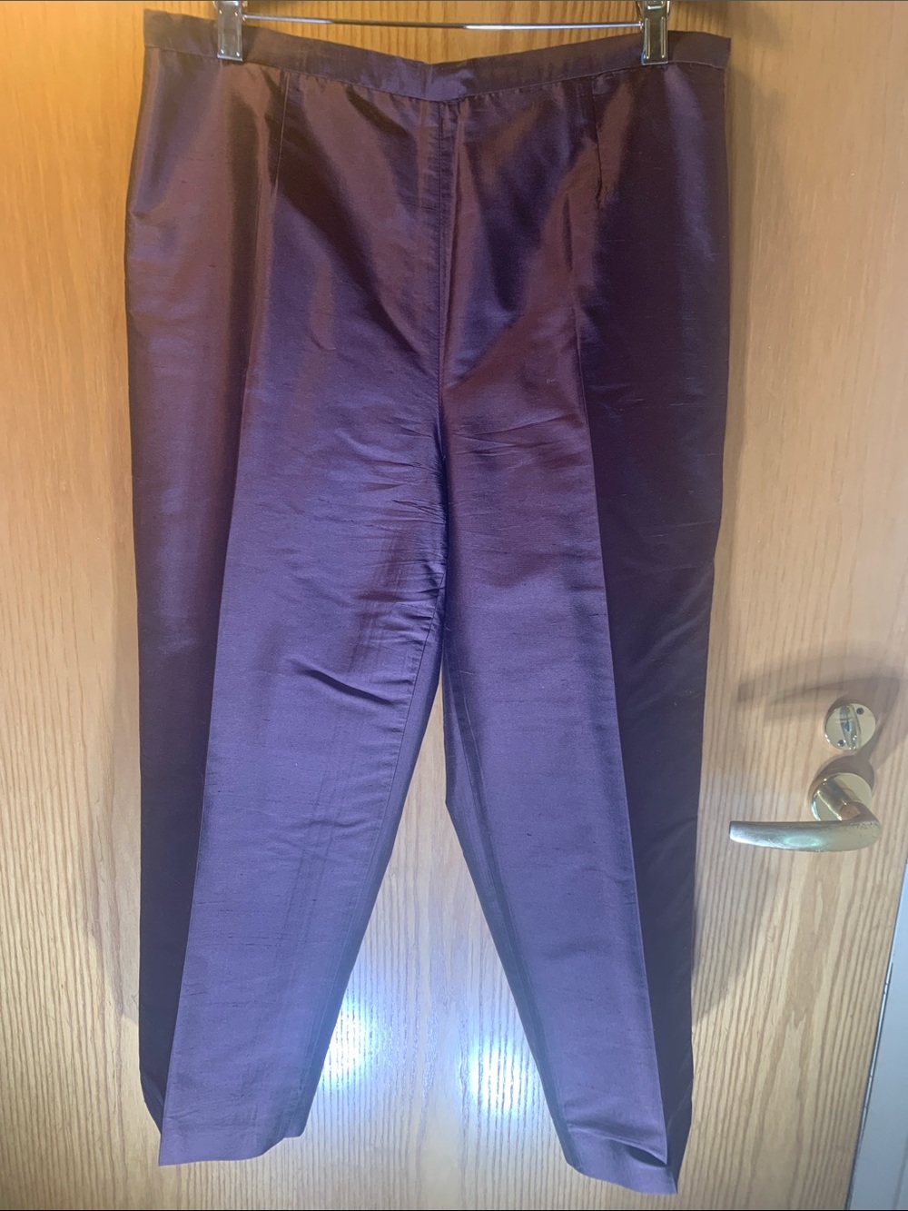Coldwater Creek 100% Silk Brown Pants - Size 10